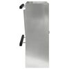 vidaXL Mailbox with Storage Black 30 x 20 x 55 cm Galvanised Steel