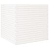 vidaXL Garden Planter White 70x70x68.5 cm Solid Wood Pine