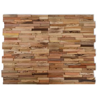 vidaXL Wall Cladding Panels 10 pcs 1.03 m² Recycled Teak Wood | vidaXL.co.uk