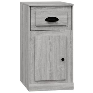 vidaXL Side Cabinet with Drawer Grey Sonoma 40x50x75 cm Engineered Wood