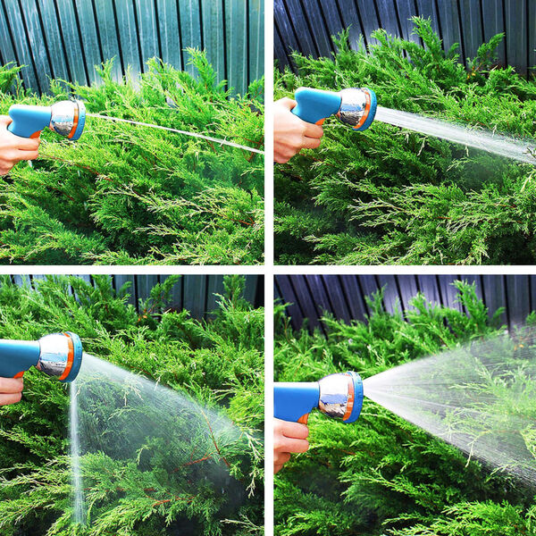 GR&Uuml;NTEK 8 Piece Flexible Garden Hose Kit KING COBRA 22.5 m