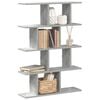 vidaXL Wall Cube Shelf 12 Compartments Concrete Grey Engineered Wood