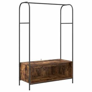 vidaXL Clothes Rack Brown Oak 100 x 44 x 160 cm Engineered Wood