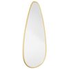 vidaXL Wall Mirror Gold 40x15 cm