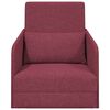 vidaXL Sofa Bed Wine Red 65 x 80 x 83 cm Velvet