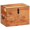 vidaXL Storage Box 39x28x31 cm Solid Wood Acacia