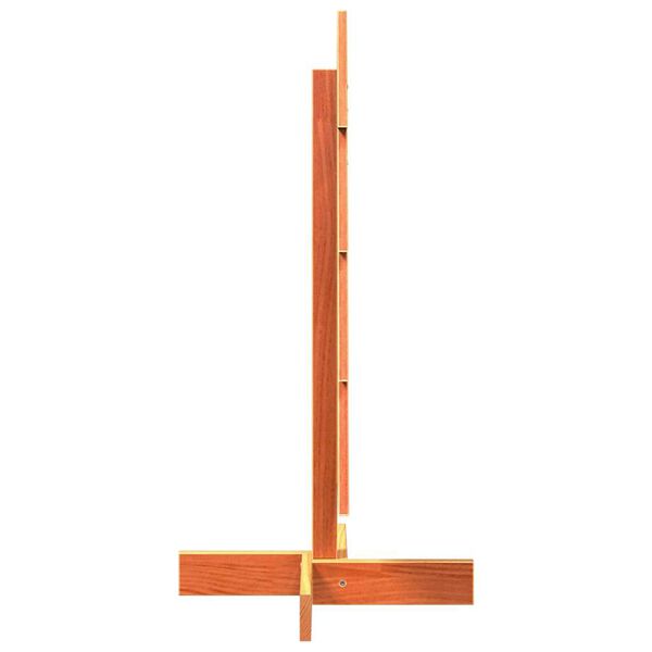 vidaXL Wooden Christmas Tree for Decoration Wax Brown 80 cm Solid Wood Pine