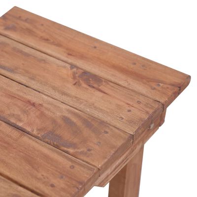 vidaXL End Table 70x35x60 cm Solid Mahogany Wood