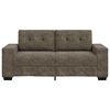 vidaXL Loveseat Sofa with Cushion Dark grey Artificial Leather