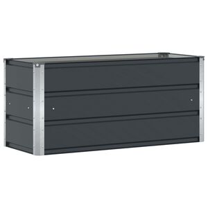 vidaXL Planter Anthracite 100 x 40 x 45 cm Steel