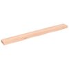 vidaXL Wall Shelf 100x10x4 cm Untreated Solid Wood Oak