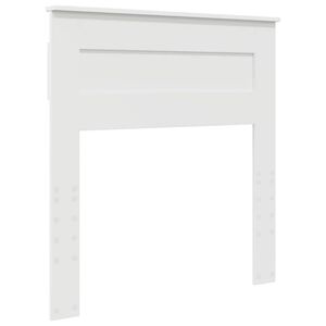 vidaXL Headboard with Headboard White 75 cm Engineered wood