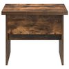 vidaXL Coffee Table Smoked Oak 55 x 54.5 x 45 cm Engineered wood