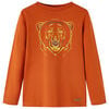 Kids'T-shirt with Long Sleeves Light Rust 128