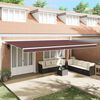 vidaXL Automatic Retractable Awning Brown 600x300 cm