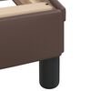 vidaXL Bed Frame with LED without Mattress "Hvar" Brown 100x200 cm