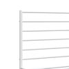 vidaXL Metal Bed Frame without Mattress with Headboard White 120x200cm