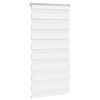 vidaXL Zebra blind 60.9x120 cm Fabric Width 56.7 cm white