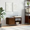 vidaXL Record Cabinet Brown Oak 85x38x48 cm Engineered Wood