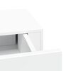 vidaXL Wall-mounted Drawer Shelves 2 pcs White 60x23.5x10cm MDF