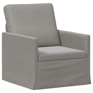 vidaXL Single Sofa Light Grey 70 x 81 x 82 cm Velvet
