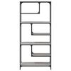 vidaXL Bookcase Grey Sonoma 81x36x176 cm Engineered Wood