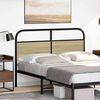 vidaXL Headboard Sonoma Oak 135 cm Steel and Engineered Wood