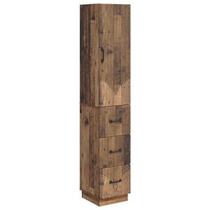 vidaXL Cabinet Set 2 pcs Old Wood 33 x 34.5 x 87 cm Engineered Wood