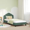 vidaXL Children's Bed Frame with Headboard Sea Green 80 x 200 cm