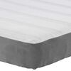 vidaXL Bed Mattress with Mattress Light Grey 120 x 190 cm Fabric