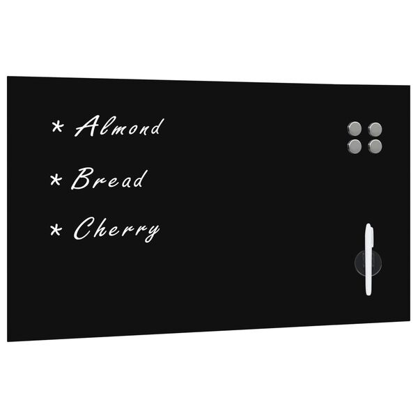 vidaXL Wall Mounted Magnetic Board Glass 120x60 cm