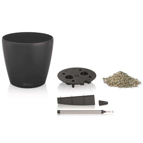 LECHUZA Planter Classico Color 28 ALL-IN-ONE Slate 13204