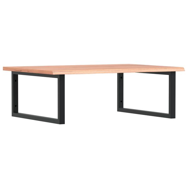 vidaXL Basin Shelf Wall Mounted Steel and Solid Wood Oak