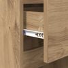 vidaXL Bedside Cabinet with Drawer 2 pcs Artisan Oak 40 x 35 x 70 cm