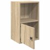 vidaXL Bookcase Sonoma Oak 31x24x52 cm Engineered Wood