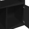 vidaXL Bookcase Black 70x36x189 cm Engineered Wood