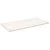 vidaXL Desk Top White 110x60x2.5 cm Solid Wood Pine