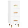 vidaXL Sideboard White 34,5x34x90 cm Engineered Wood