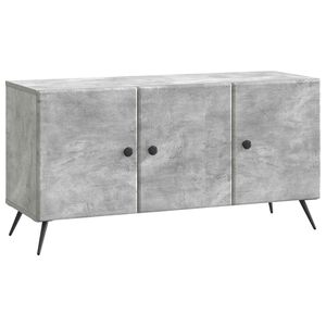 vidaXL TV Cabinet Concrete Grey 99 x 34.5 x 50 cm Engineered Wood