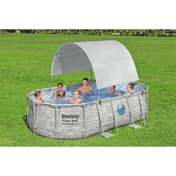 Bestway Above Ground Pool Canopy White