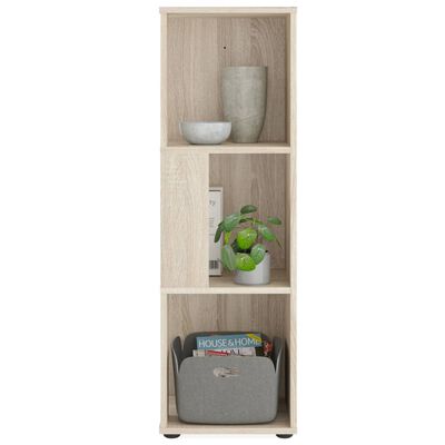FMD Corner Shelf with 6 Side Compartments Sonoma Oak