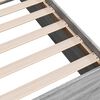 vidaXL Bed Frame without Mattress Grey Sonoma 100x200 cm