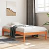 vidaXL Day Bed without Mattress Wax Brown 90x200 cm Solid Wood Pine