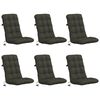 vidaXL 6-Piece High Back Chair Cushions VIANEN 6 pcs 100% Polyester