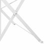 vidaXL Garden Folding Chair Folding 2 pcs White 42 x 46 x 82cm Metal