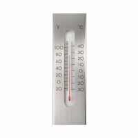 Nature Outdoor Wall Thermometer Aluminium 7x1x23 cm