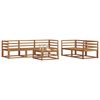 vidaXL Outdoor Sofa Set 6 pcs Natural Solid Acacia Wood