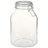 vidaXL Glass Jars with Lock 6 pcs 3 L