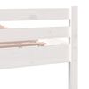 vidaXL Bed Frame without Mattress White Solid Wood 140x200 cm