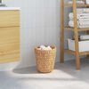 vidaXL Waste Paper Bins 2 pcs Natural 26 x 26 x 29 cm Water hyacinth